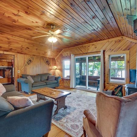 Rustic Cabin Retreat On Rangeley Lake! Bagian luar foto